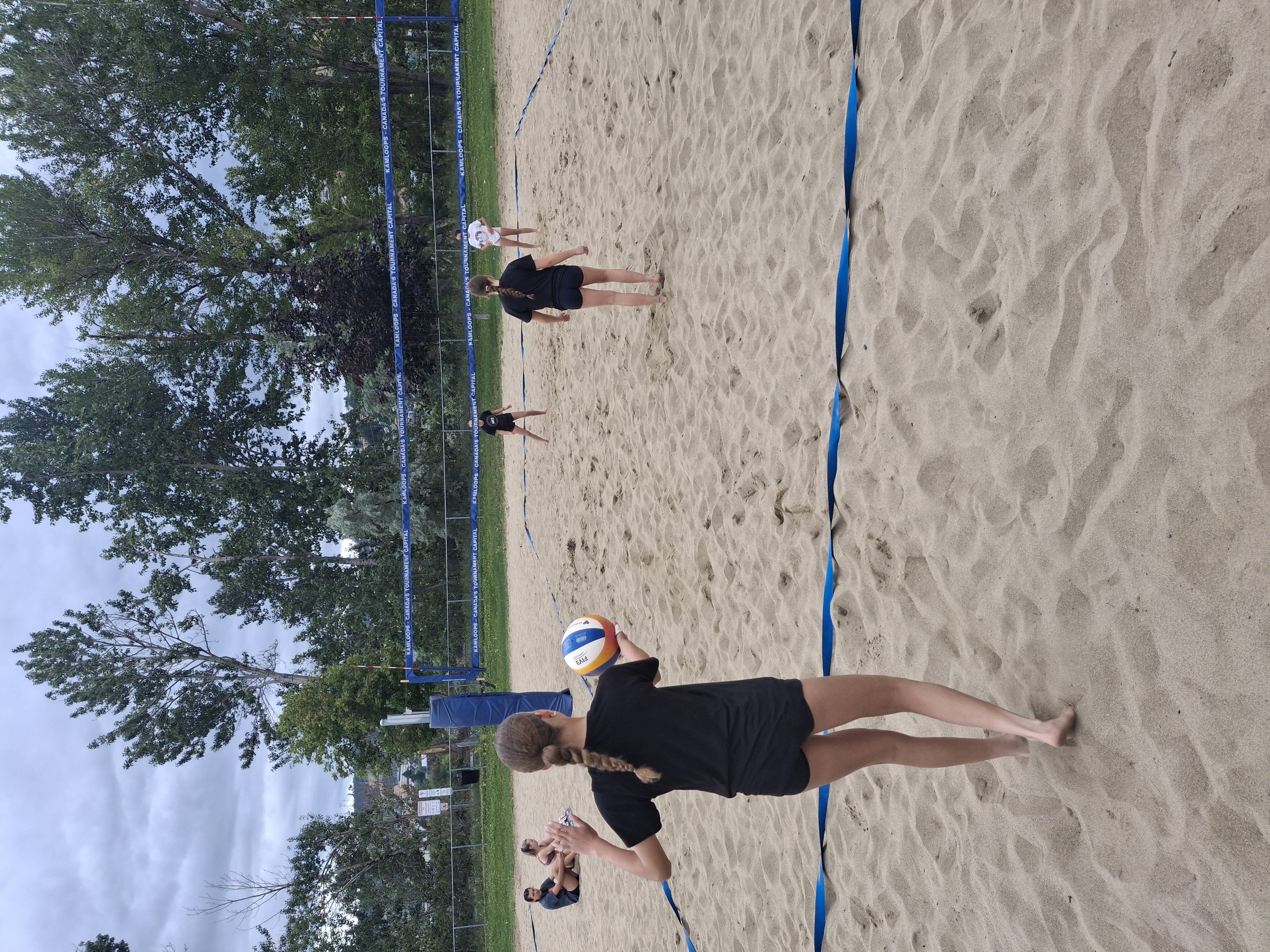 Beach gameplay during training